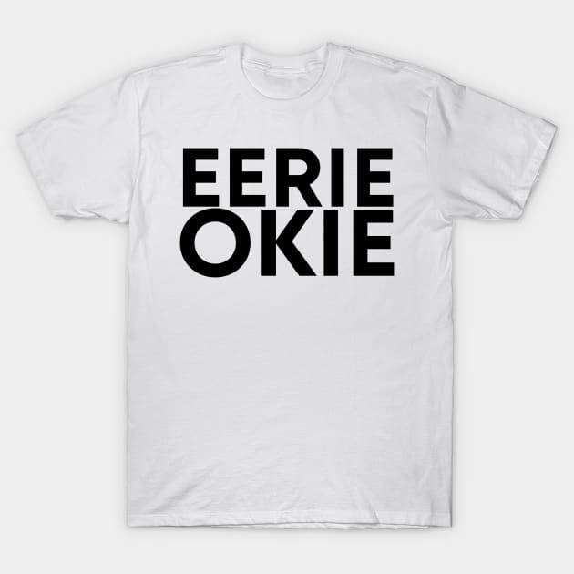 Eerie Okie Podcast Logo T-Shirt by EERIE OKIE